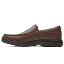 ROCKPORT Men's Junction Point Slip on Oxford, Chocolate, 10.5 US