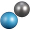 BESPORTBLE 2PCS Yoga Exercise Ball Non-Slip Inflatable Exercise Ball Anti-Burst Ball for Home Gym Balance Stability Pilates 15-35CM(Silver+Blue)