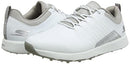 Skechers Men's Elite 4 Victory Spikeless Golf Shoe, White/Grey, 11 Wide