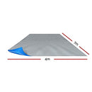 Aquabuddy Pool Cover Blue Silver 500 Micron 7X4M Swimming Pools Covers, Above Ground, Bubble Blanket Outdoor Rectangle Reels Blankets Heater Garden Summer