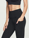 TSLA Women's Capri Yoga Pants, Workout Running Tights, 4-Way Stretch Leggings with Side Pocket FAC34-BLK Medium