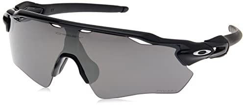 Oakley Men's Oo9208 Radar Ev Path Rectangular Sunglasses, Polished Black/Prizm Black, 38 mm
