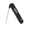 MasterChef Meat Thermometer Digital, Wireless Temperature Probe for Food (Steak, Chicken) & Liquids (Coffee, Tea, Milk), Portable BBQ Grill Gadget, Instant Read LED Display (°F & °C), Foldable, Black