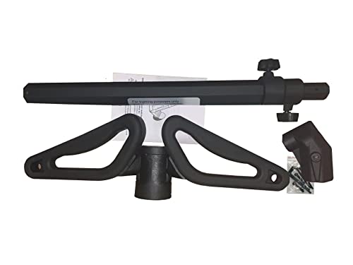 Hoveroid New improved 2022 version adjustable handlebar for Segway Ninebot MINI S, LITE, PRO, multi-function retractable 2-in-1 kit handle bar easy installation (Segway not included) (Black)