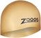 Zoggs Easy-fit Silicone Swim Cap, Comfortable Fit, Hydrodynamic Design, Latex Free, Gold, Normal