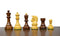 Luxury Chess Set- Wooden Dubrovnik Chessmen with 19" Golden Rosewood Chess Board | Algebraic Notation Board | 2 Extra Queens