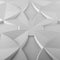 Art3d PVC Drop Ceiling Tiles, Easy Glue-up Panels for Ceiling, Wall Decoration, 60x60 CM, 12 Pcs, White Floral