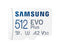 Samsung 512GB EVO Plus Micro SD Memory Card/w Adapter, UHS-1 SDR104, Class 10, Grade 3 (U3), Read up to 130MB/s