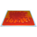 Art3d Liquid Sensory Floor Tiles, Children Play Equipment Sensory Play Mats, 30x30 CM, Red-Yellow