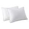 ZUBISU Goose Down Pillow for Side Sleepers, 600 Fill Power Down Luxury Pillows with 100% Cotton Cover (Standard (Pack of 2), White)