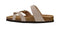 CUSHIONAIRE Women's Luna Cork Footbed Sandal with +Comfort Brown Size: 8