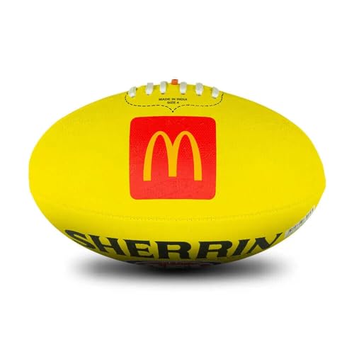 Sherrin AFL Replica All Surface Football, Yellow, Size 5