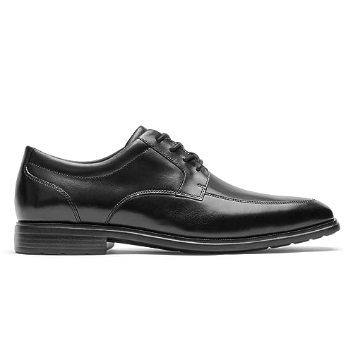 Rockport Men's Dressports Work Apron Toe Oxford, Black, 10