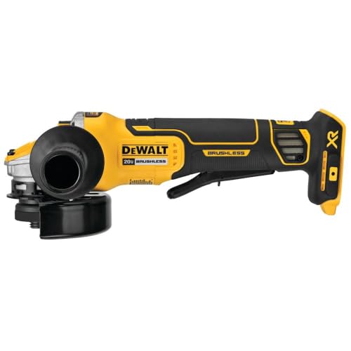 Dewalt DCG415B 20V MAX XR Brushless Lithium-Ion 4-1/2-5 in. Cordless Small Angle Grinder with Power Detect Tool Technology (Tool Only)