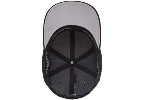 Flexfit 6277 Wooly Combed Twill Cap Black