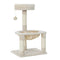 i.Pet Cat Tree Cats Tower Ultimate Scratching Post Pet Bed, 69cm Height Beige Pets Scratcher Cardboard Posts Indoor Kittens Wooden Play House Towers and Trees Corner Toys