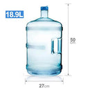 Generic Water Dispenser Water Bottle Gallon Jug Plastic Bottled Water Bucket for Car Washing, 18.9L