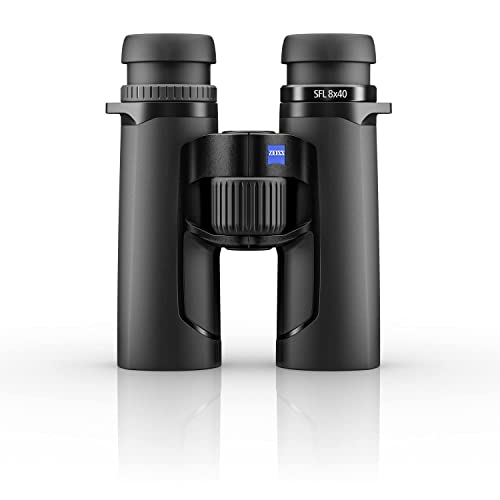 Zeiss SFL 8x40 Waterproof Lightweight Compact Bright UHD Hunting Binoculars, Black (524023-0000-000)