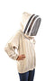 FOREST BEEKEEPING SUPPLY YKK Brass Zippers Cotton Fencing Hood Jacket for Beekeeper, Medium