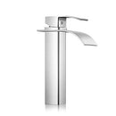 Cefito Basin Mixer Tap, 7.5l/min Bathroom Taps Filter Swivel Brass Faucet Kitchen Sink Water Faucets Spray Head Bath Fixtures Home Laundry Vanity Improvement, Hot and Cold Switch Silver