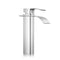 Cefito Basin Mixer Tap, 7.5l/min Bathroom Taps Filter Swivel Brass Faucet Kitchen Sink Water Faucets Spray Head Bath Fixtures Home Laundry Vanity Improvement, Hot and Cold Switch Silver