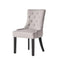 Christopher Knight Home Hayden Fabric Dining Chairs, 2-Pcs Set,Polyester, Light Grey