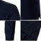 AIOIDI Mens Long Sleeve Golf Polo Shirts for Adults,Blue,M