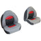 Wise 3303-1881 Pro-Angler Bass Bucket Seat Set, Marble Grey/Regal Red Charcoal