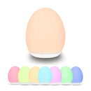 ZCMLED Egg Night Light for Baby, Nursery Lamp with 8 Colors Changing Mode & Dimming Function,Warm White Baby Sleeping,Rechargeable Baby Night Light with 1 Hour Timer&Touch Control, Up to 100H