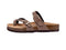 Women's Cushionaire, Luna Low Heel Slide Sandals Brown 6 M