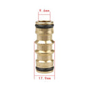 OTNE Hose Fittings Brass Garden Hose Expandable Stretch Hose Adaptors Universal Tap Connectors Set