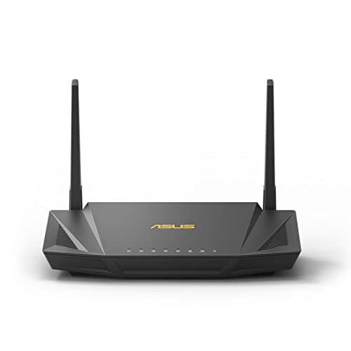 ASUS RT-AX56U (AX1800) Dual Band WiFi 6 Extendable Router, Subscription-free Network Security, Instant Guard, Parental Controls, Built-in VPN, AiMesh Compatible, Gaming & Streaming, Smart Home, USB