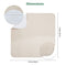 136cm (53in) Double Sided Vegan Leather Splat Mat Under High Chair, Large Waterproof Baby Play Mat, Wipe Clean Kids Mess Mat, Outdoor Picnic Blanket&Beach Mat, Non Toxic&Foldable, LEASURE