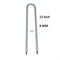 Ground Stakes Steel Rebar Stakes Tents Nails Heavy Duty Garden Stake Ground Anchor Pegs U Shaped Metal Fences Stake for Trampolines Camping Canopies Sheds Swing Sets, 12inch 4 Pack