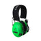 Walker's Saftey Passive Bluetooth Muff 24Db NRR, W/Auto Shutoff, Adjustable Mic with Windscreen, Hi-Viz Green