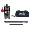 SpotOn 400-700nm Quantum PAR Meter Bundle with Extension Wand. Accurate for All Light Sources Including LED.