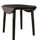 Signature Design by Ashley Hammis Round Dining Room Drop Leaf Table, Dark Brown