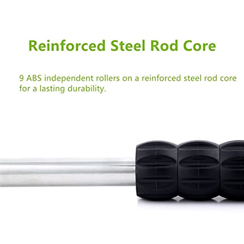 Muscle Roller Stick Sportneer Back Leg Calf Massage Sticks for Athletes, Massager Tool for Reducing Muscle Soreness, Loosing Tightness and Soothing Cramps