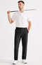 Libin Men's Golf Pants Classic Fit Flat Front Work Dress Pants 31" Stretch Casual Pants Lightweight with Pockets, Black, 36W x 31L