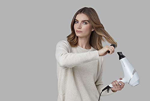 Remington Hydraluxe AC Hair Dryer, AC8901AU, 2300W Salon Professional Styling (AU Plug), Moisture Lock Micro-Conditioners, Ionic Conditioning Prevent Frizz, Includes 2 Concentrators & Diffuser, White