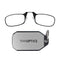 ThinOptics Reading Glasses + Keychain Case | Black Frames, 2.50 Strength