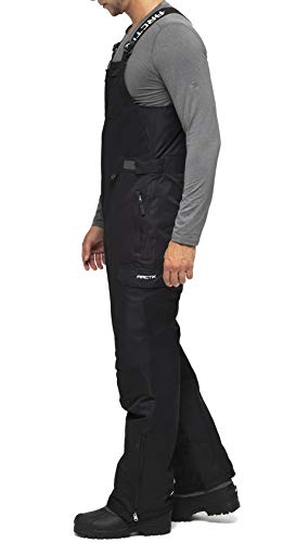 Arctix Men's Avalanche Bib Overall, Black, Large