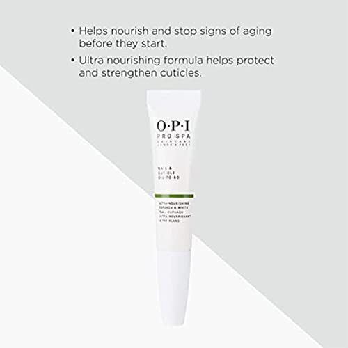 OPI Prospa Nail and Cuticle Oil, Ultra Nourishing, Protect and Strengthens Cuticles, Anti Aging, Infused with Grape Seed, Sesame, Kukui, Sunflower and Cupuacu Oils 7.5ml