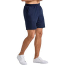 Hanes Men's Originals Cotton Pockets, Pull-on Jersey Gym Shorts, 7", Athletic Navy, X-Large