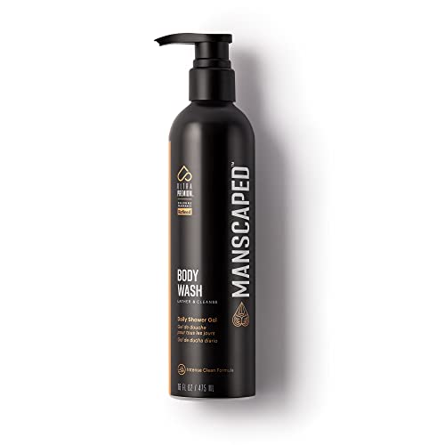MANSCAPED™ Men’s UltraPremium Body Wash, Luxurious Clean Formula Infused with Aloe Vera and Sea Salt, Refreshing and Nourishing Daily Shower Gel for Hydrating Skin, (16 oz)