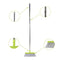 FGY Broom and Dustpan Set for Home, Sweeper and Dust Pan Set for Indoor Kitchen Lobby Office Garage Floor Sweeping