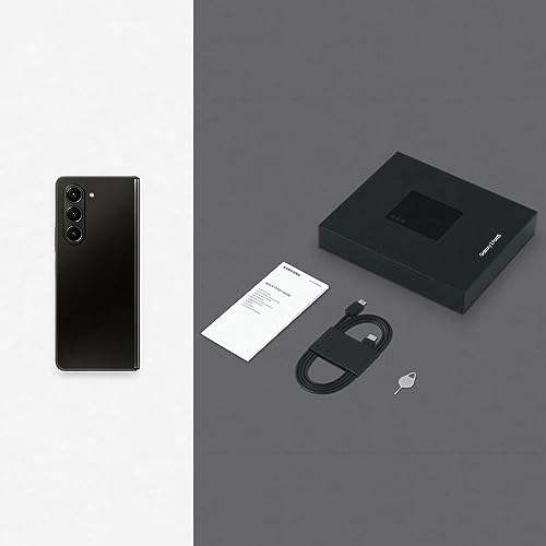 Samsung Galaxy Z Fold5 Factory Unlocked Android Smartphone, 512GB, Flex Mode, Foldable Display, Multi Window View, Phantom Black