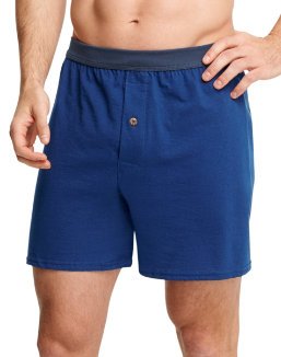 Hanes Men's 5-Pack Red Label FreshIQ ComfortSoft Boxer with ComfortFlex Waistbands, Assorted, Large