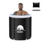PTEROMYS Large Ice Bathtub for Athletes with Lid Portable Hot Tub Cold Plunge Therapy Training-Adult Spa for Ice Baths Soaking Ideal for Hot Bath Ice Bath (tub-75 * 75)