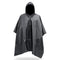 Hooded Rain Poncho Waterproof Raincoat Jacket for Men Women Adults,with Pocket.